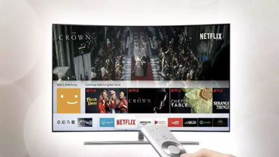 imagen de una smart tv de samsung