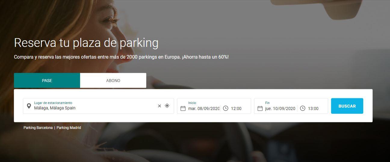 onepark - Webs para buscar aparcamiento