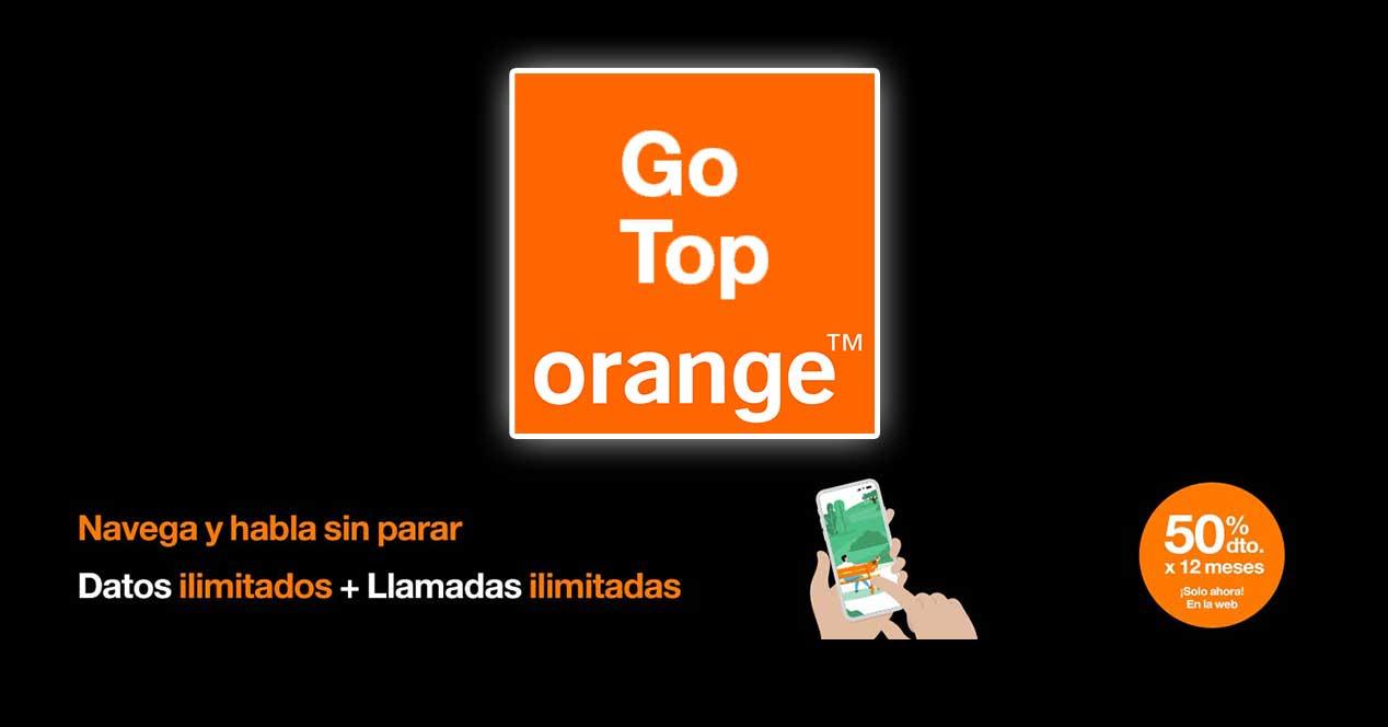 orange go top descuento 12 meses