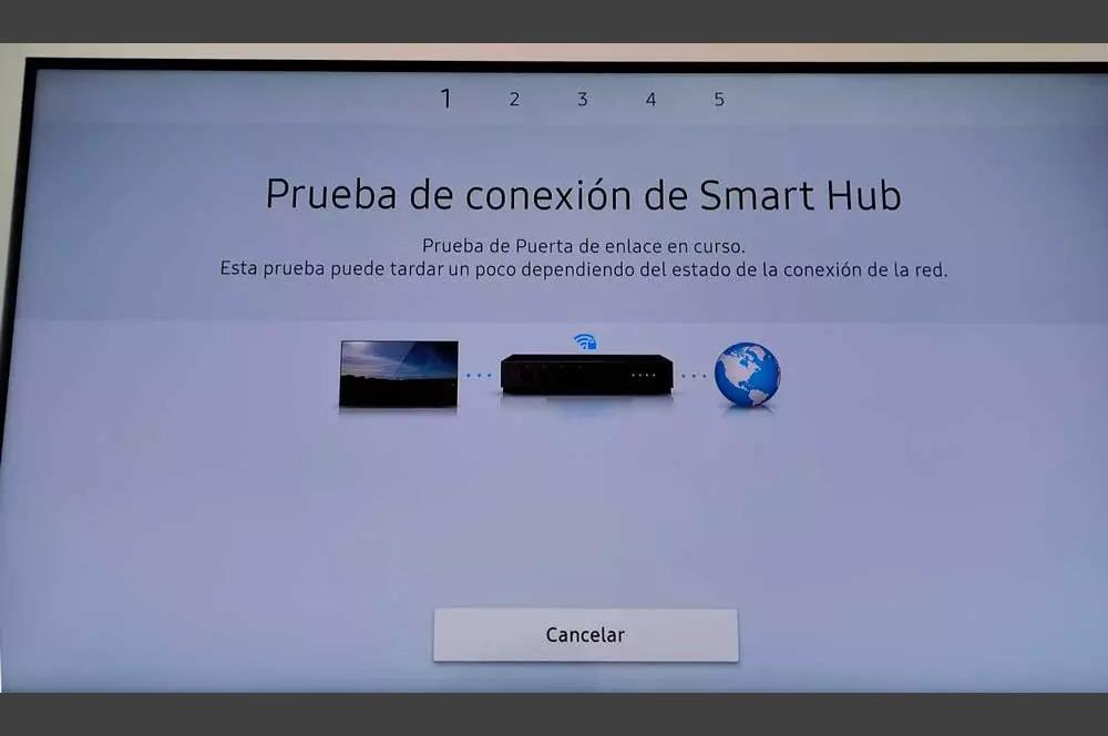 Prueba de conexión de Smart Hub.