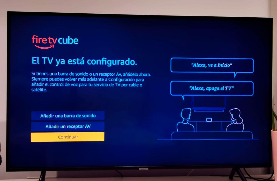 Configurando TV Cube