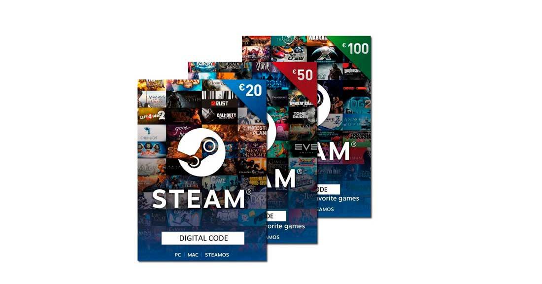 Tarjetas de saldo de Steam