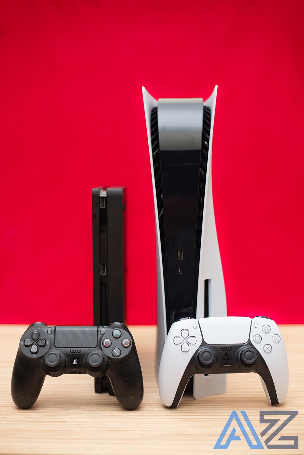 PS5 vs PS4 con mandos