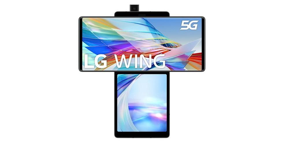 LG Wing 5G vista frontal