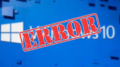 windows 10 error