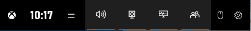 barra de juegos Windows 10 principal