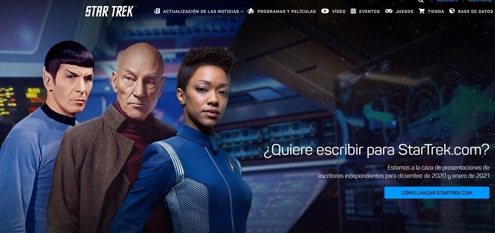 Star Trek web oficial