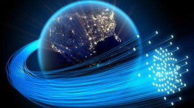 fibra optica espacio