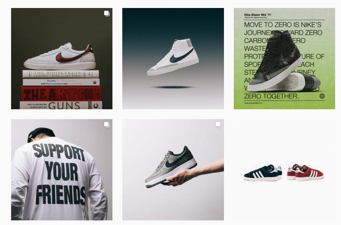 Sneakers Politics en Instagram.
