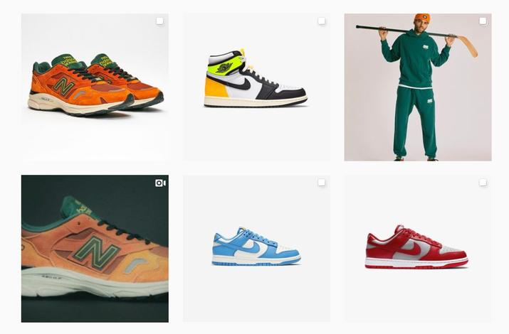 Cuentas en Instagram: Sneakers y más