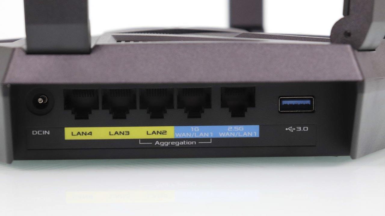 conexión USB router