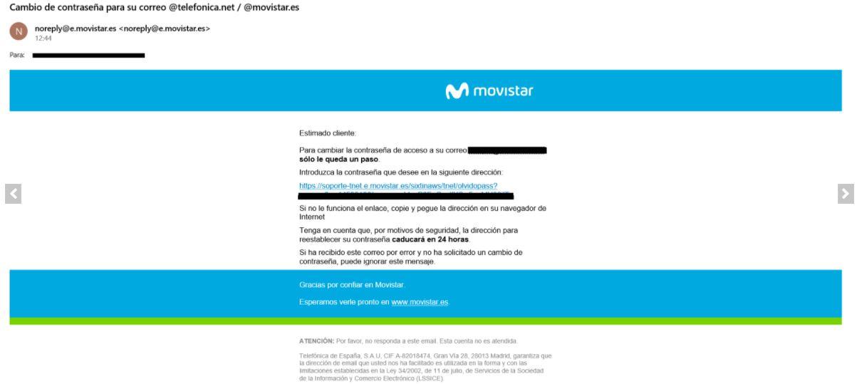 Email Movistar