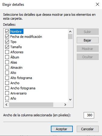 Organizar en Windows