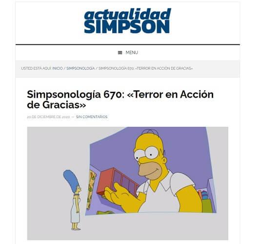 Actualidad Simpson