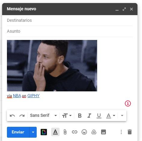GIF en Gmail