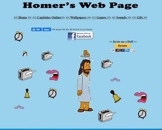 Homer´s Web Page
