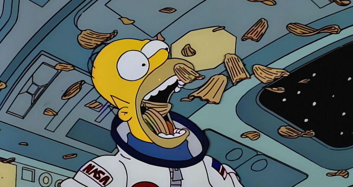 Homer en el espacio exterior