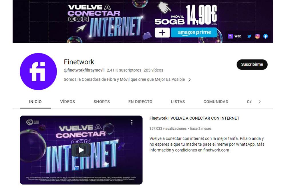 YouTube Finetwork
