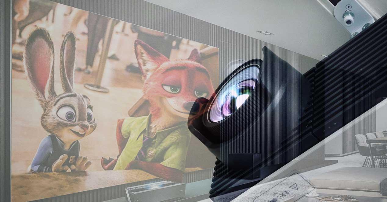 Este proyector portátil es una compra excelente por menos de 400 euros:  calidad HD, Android TV