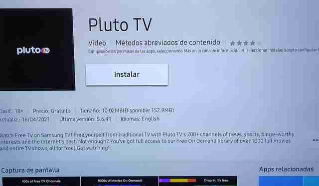 App De Pluto Tv Para Smart Tv Samsung Con Tizen Con Canales Gratis