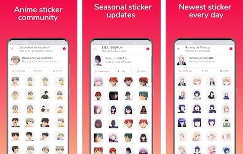 100000 anime stickers para android