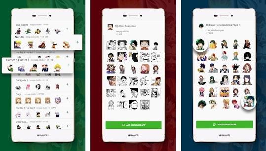 anime stickers para whatsapp