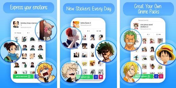 anime stickers para whatsapp