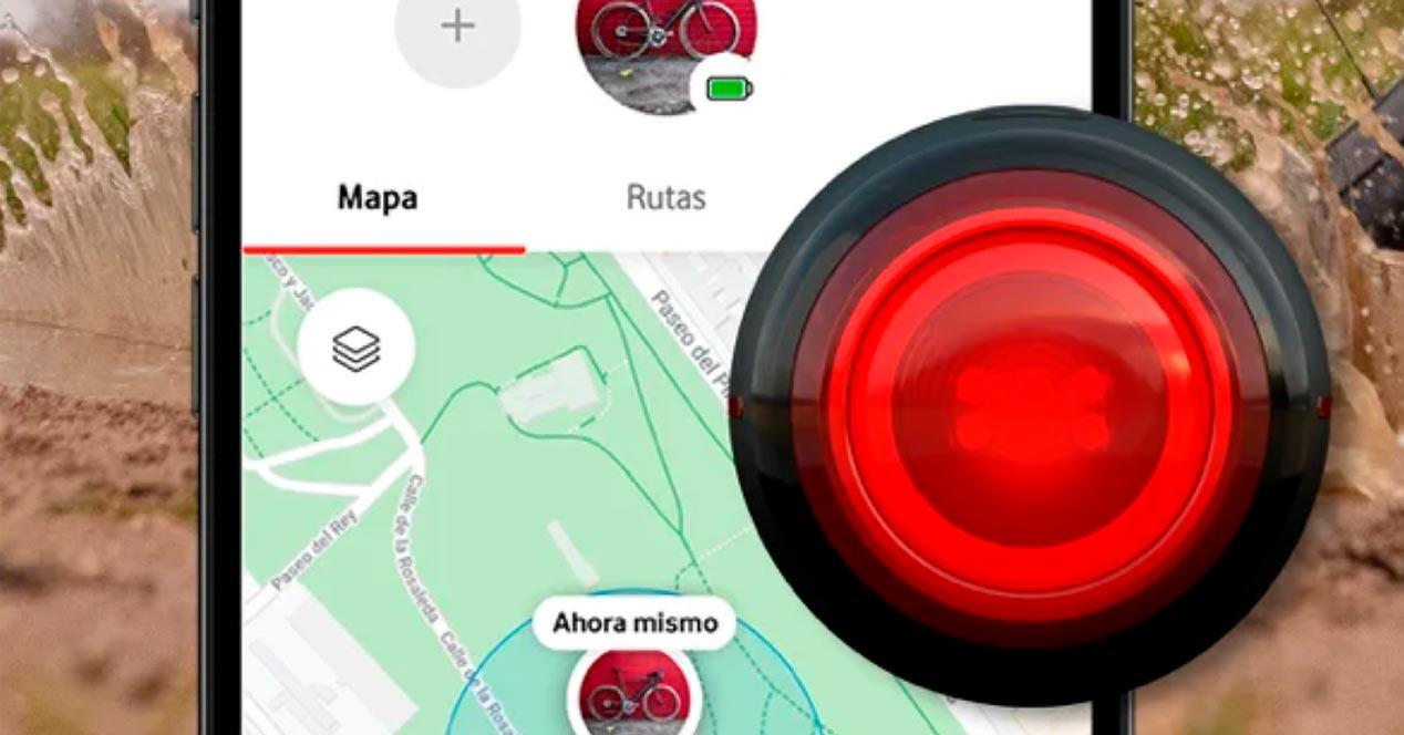 Vodafone Curve Bike Tracker