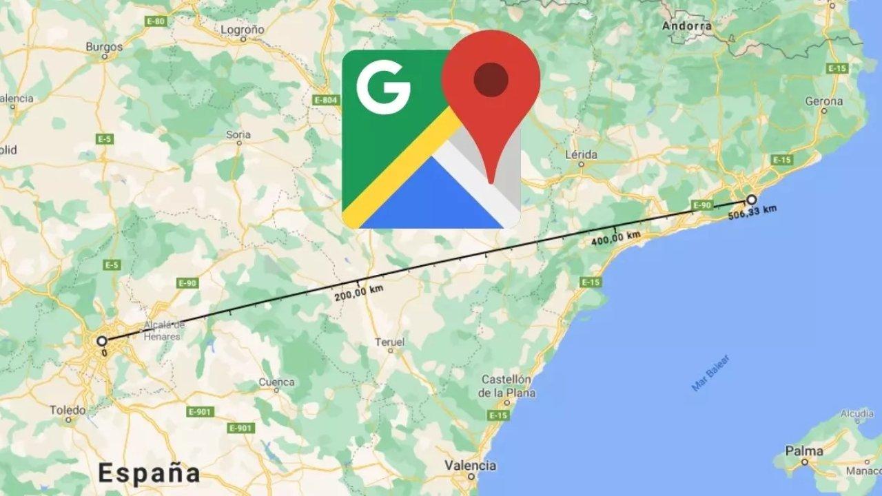 Google Maps medir distancias
