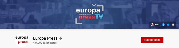 europa press en youtube