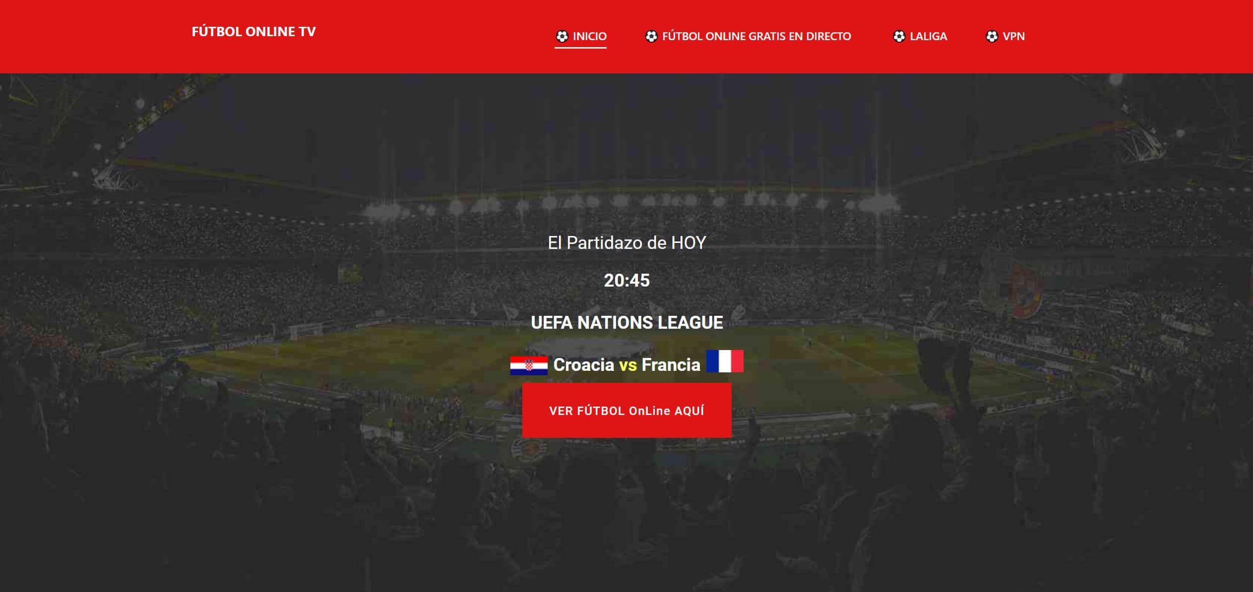 Futbol online gratis en vivo por internet