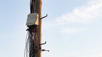 poste madera fibra