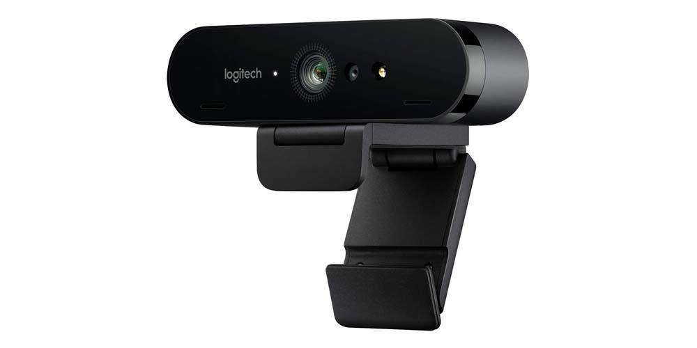 Webcam Logitech Brio 4K Streaming Edition de color negro