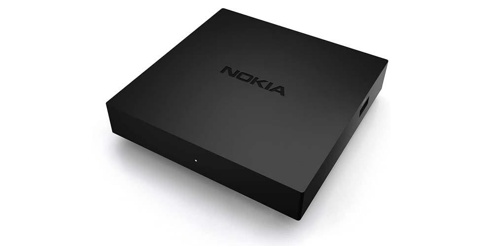 Reproductor Android Nokia TV Box de color negro