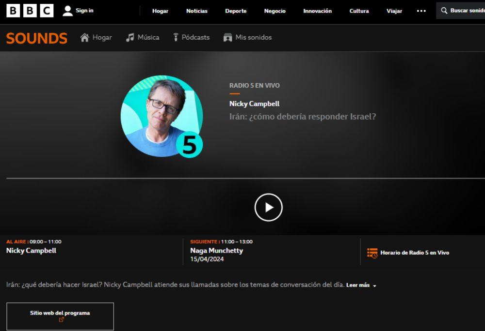 BBC Radio 5 Live web