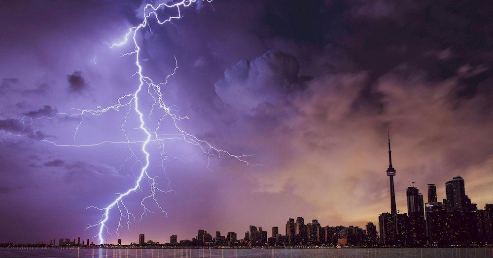 Una poderosa tormenta eléctrica registrada en Estados Unidos