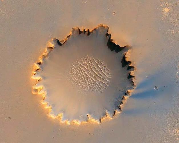 foto del cráter victoria en Marte