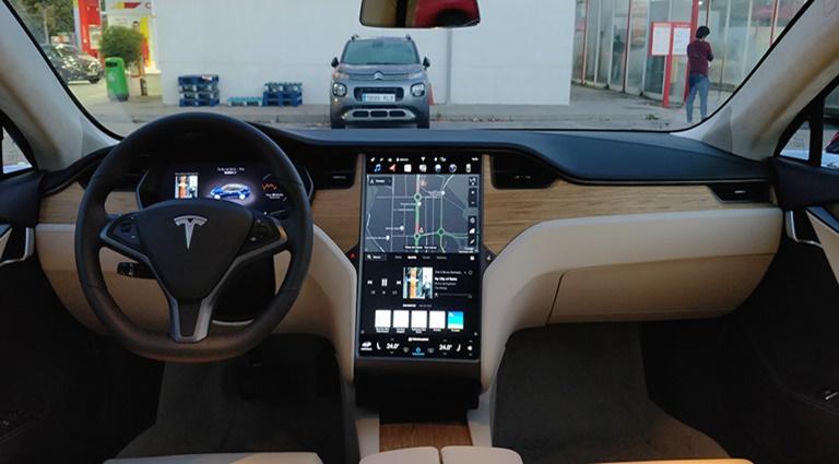 Interior Tesla Model S 100d