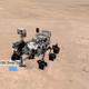 vista 3D del rover perseverance en Marte