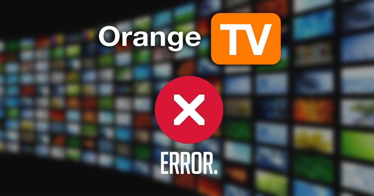 orange tv error
