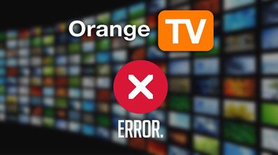 orange tv error