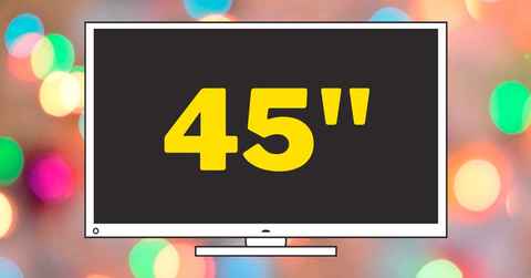 Medidas TV de 45 pulgadas ¿Cuántos centímetros son?