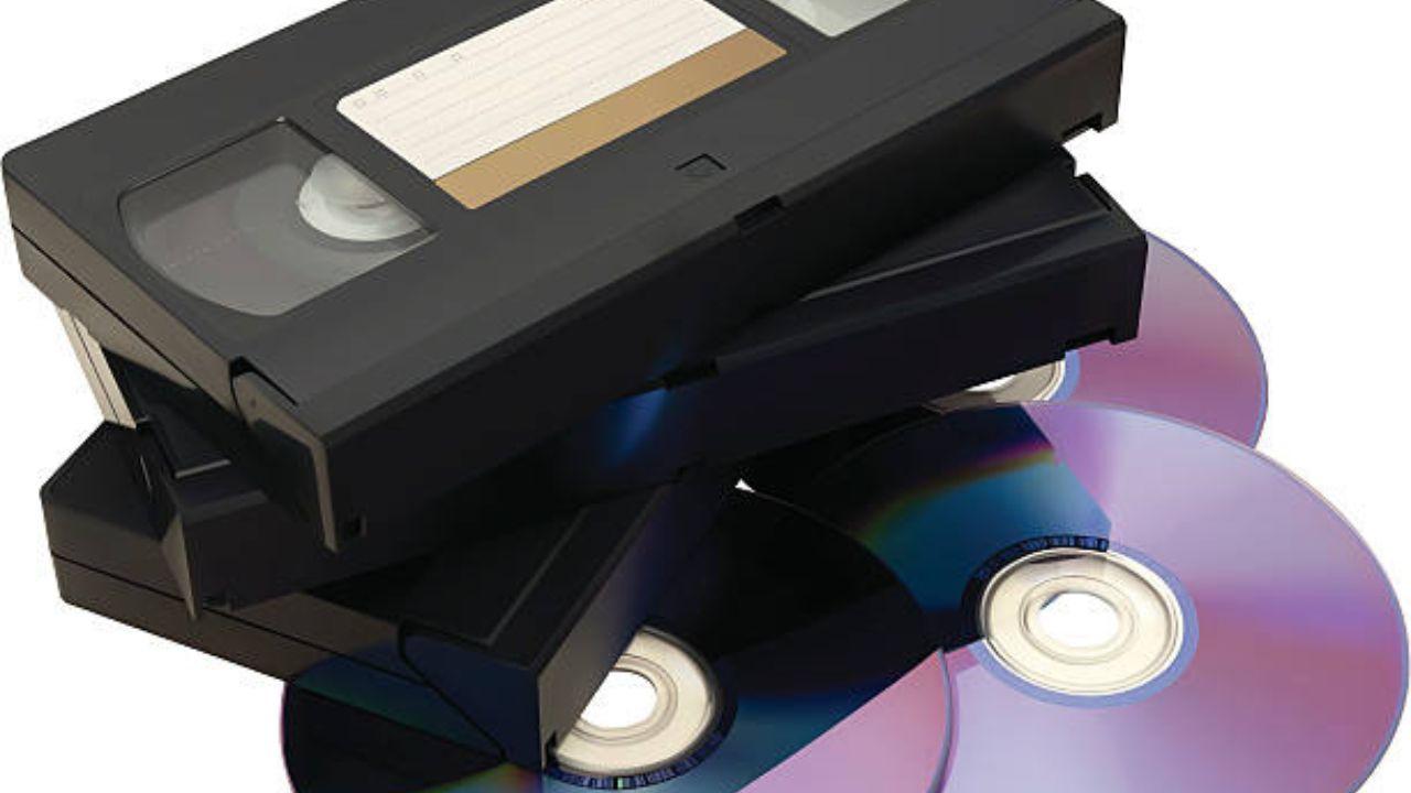 VHS y DVDs
