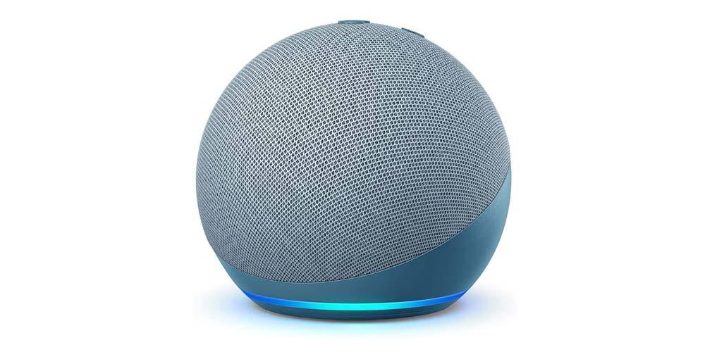 Altavoz Echo Dot de color azul