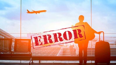 Tarifas error para viajar