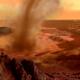 Tornado en la superficie de Marte