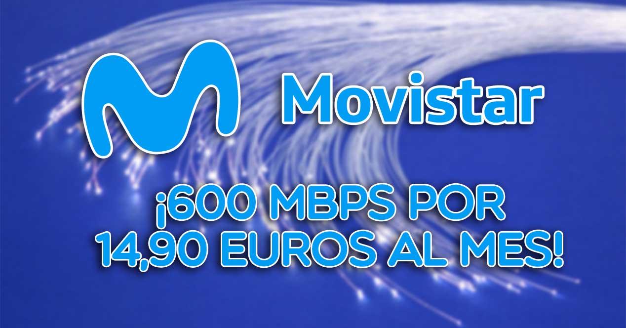 movistar 600 mbps oferta fibra octubre 2021