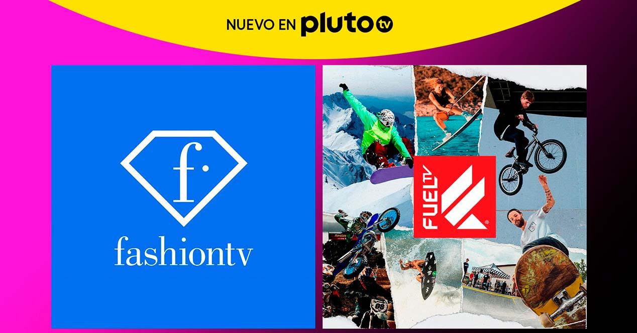 Nuevos canales en Pluto TV