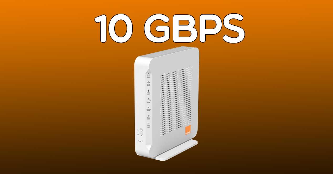 orange router 10 gbps