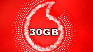 30 gigas de regalo con tarifas prepago en Vodafone